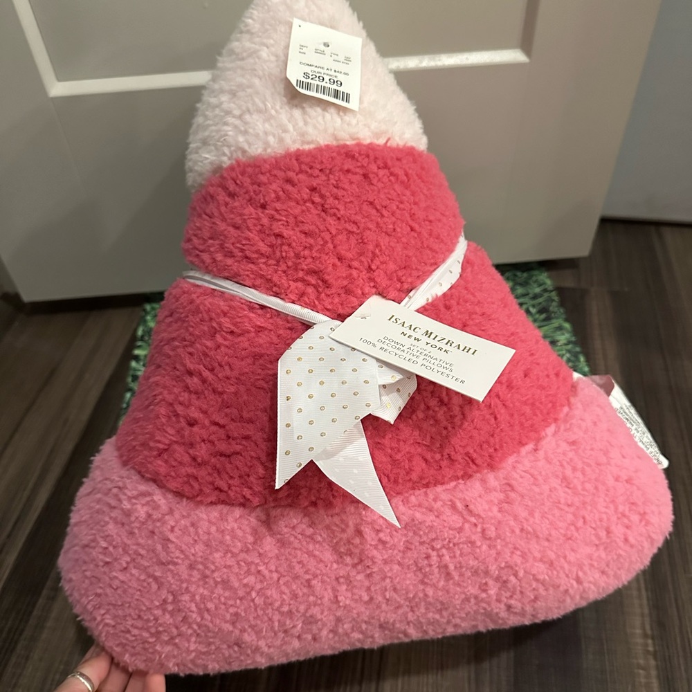 Pink Candy Corn Accent Pillows - Isaac Mizrahi